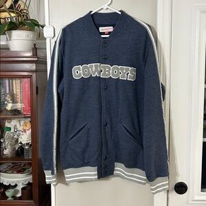 Dallas Cowboys Mitchell & Ness Throwbacks Varsity Jacket Authentic NFL XL
